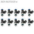 ID1050-XDS Injectors Set of 10, 34mm Length, 14mm Grey Adaptor Top, 14mm Lower O-ring - Set of 10, 34 mm / 14 mm O-Rings - 1050.34.14.14.10