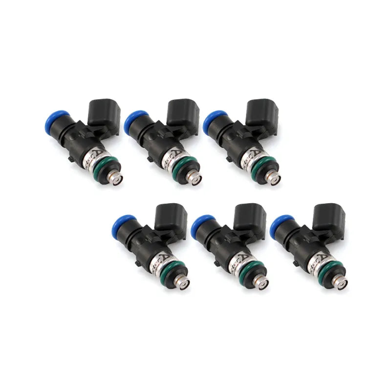 1050X Injector; Direct Fit, Plug & Play; Set of 6 (93-98 Supra, 09-12 Genesis, 17+ Raptor) — 1050.34.14.14.6