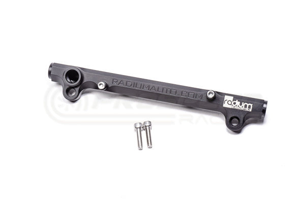 Radium Black Fuel Rail Only - Mitsubishi Evo X image 1
