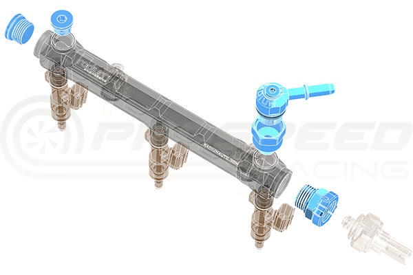 Radium Fuel Rail Plumbing Kit - Toyota GR Yaris XPA16R 20+ image 2