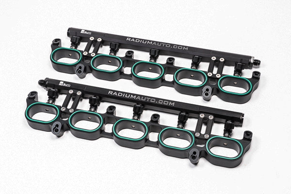 Radium Port Injection Fuel Rail Kit - Audi R8 Type 42 V10 / Lamborghini Gallardo 5.2 - 20-0865