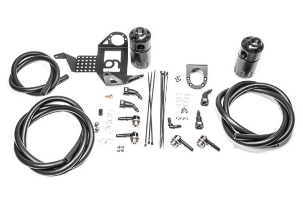 Radium Engineering Dual Catch Can Kit Fluid Lock image 1