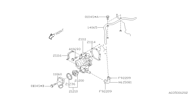 Subaru Genuine Water Pump Seal image 2
