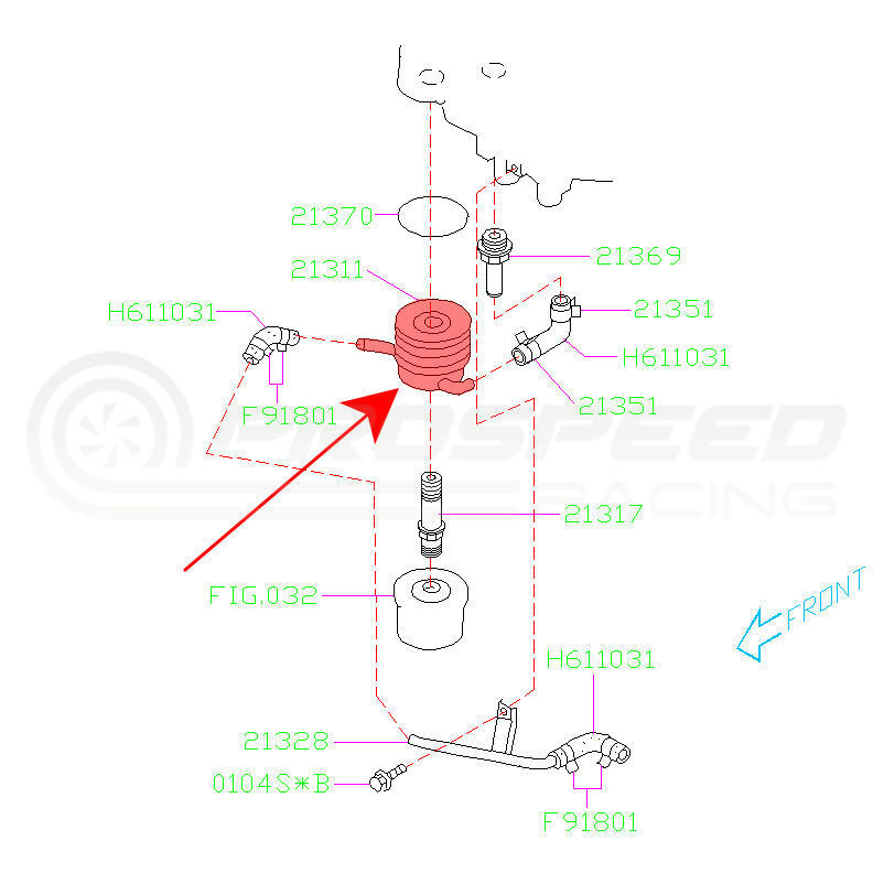 Subaru Genuine Oil Cooler Unit - Subaru WRX & STI 01-05/LGT 04-09 (EJ20/EJ25) image 2