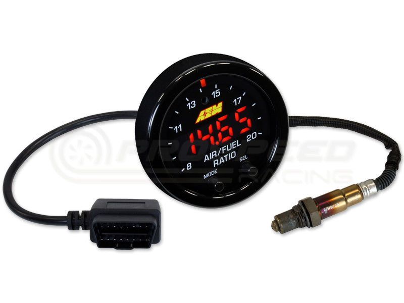 AEM X-Series Wideband UEGO AFR Sensor Controller Gauge with OBDII Connectivity
