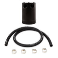 Mishimoto Universal Compact Baffled Oil Catch Can Kit - 2-Port