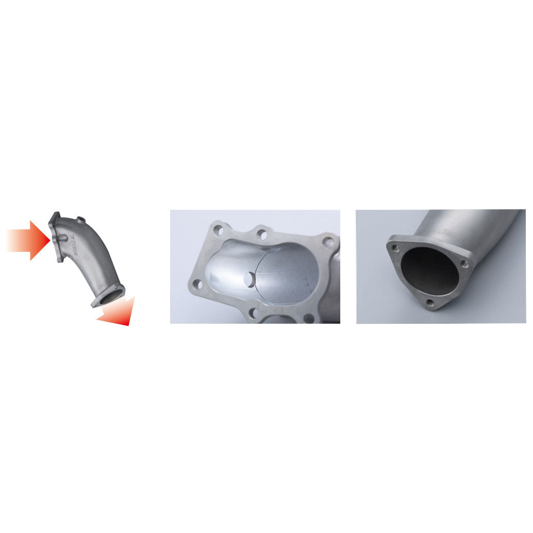 Tomei Expreme V2 Cast Turbine Outlet Dump Pipe image 2