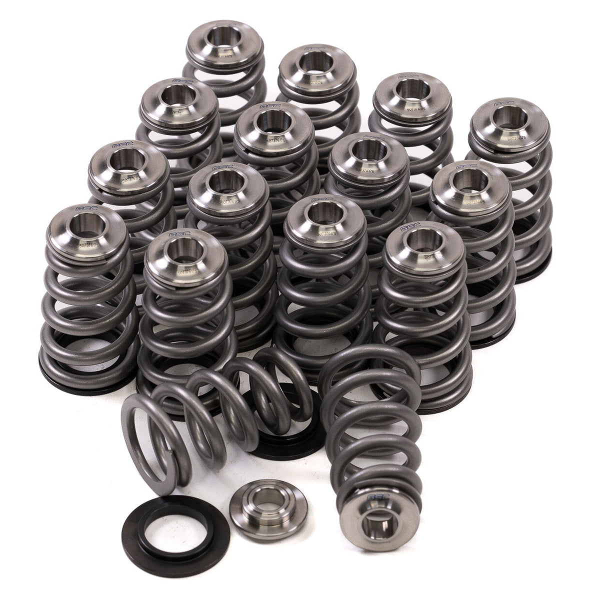 GSC Conical Valve Spring Set with Titanium Retainers/Chromoly Seats image 1