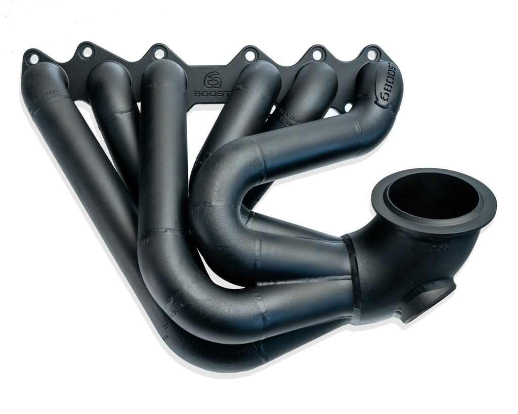 6Boost Toyota 2JZ-GTE forward-position Pro Mod exhaust manifold