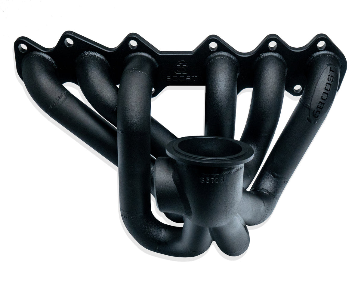 6Boost Toyota 2JZ-GTE stock-position Pro Mod exhaust manifold
