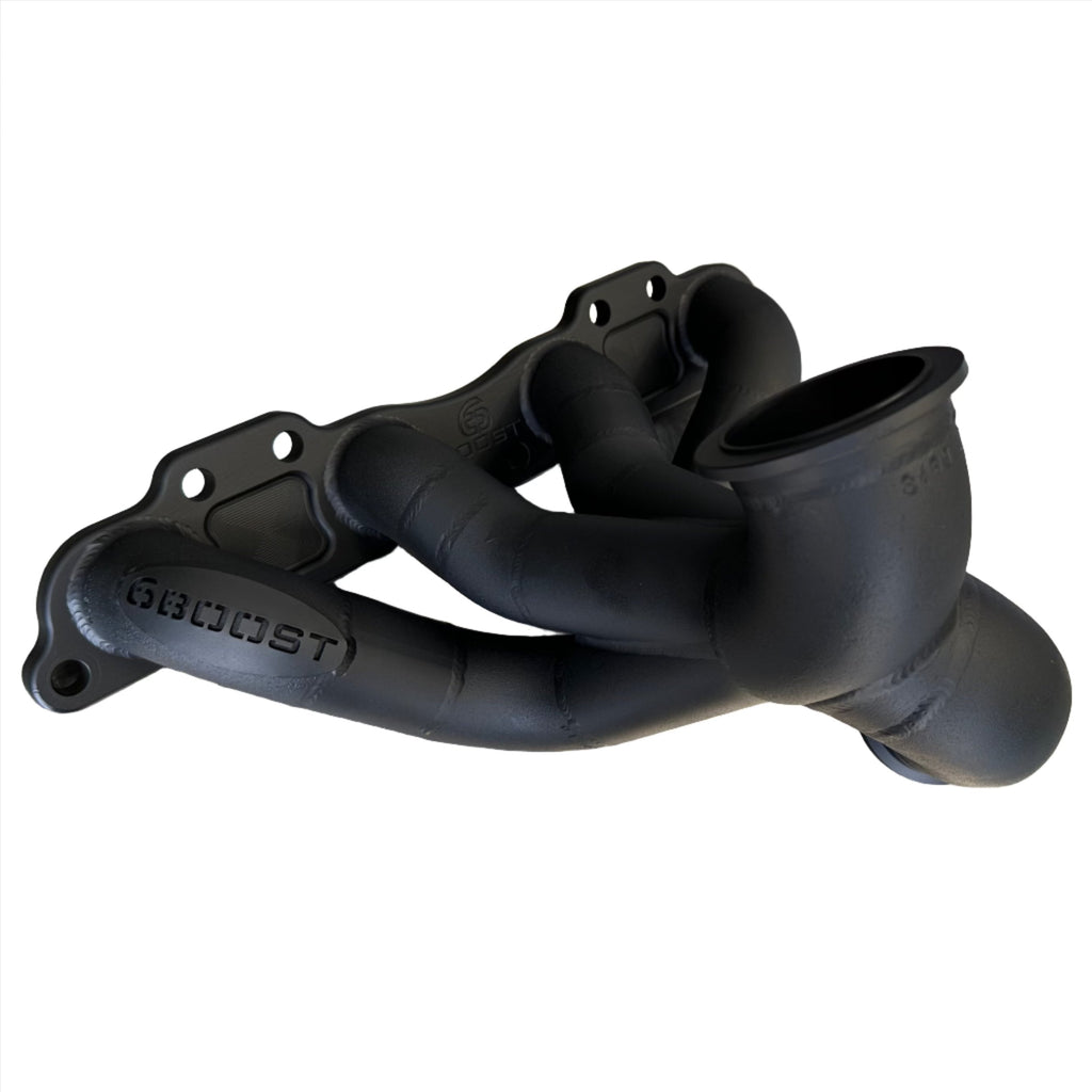 6Boost Nissan SR20 reverse-rotation exhaust manifold