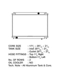 CSF Racing 2-Row 52mm Race Spec Aluminium Radiator image 3