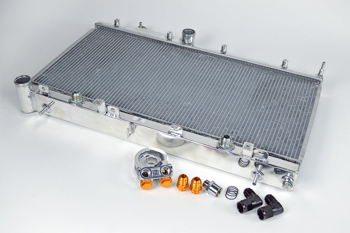 CSF Racing "O" Series Aluminium Radiator w/Integrated Oil Cooler image 2