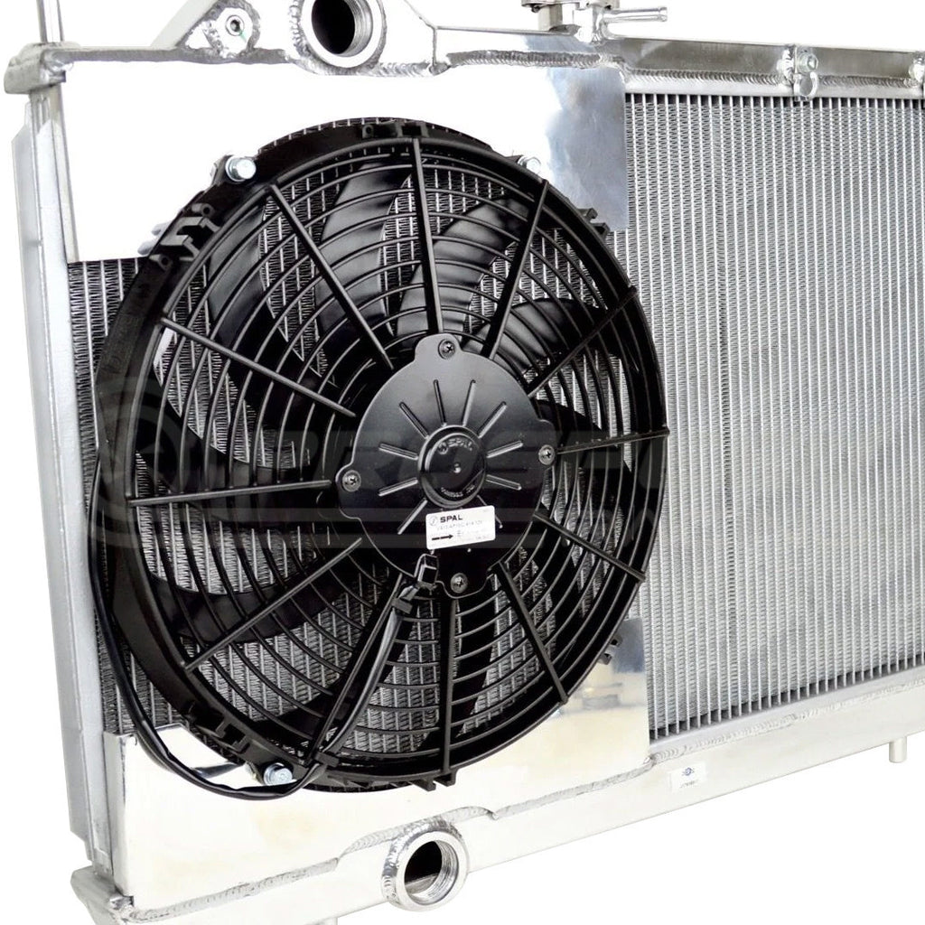 CSF Racing 1-Row 31mm Ultra High Performance Aluminium Radiator w/12" Fan & Shroud image 2