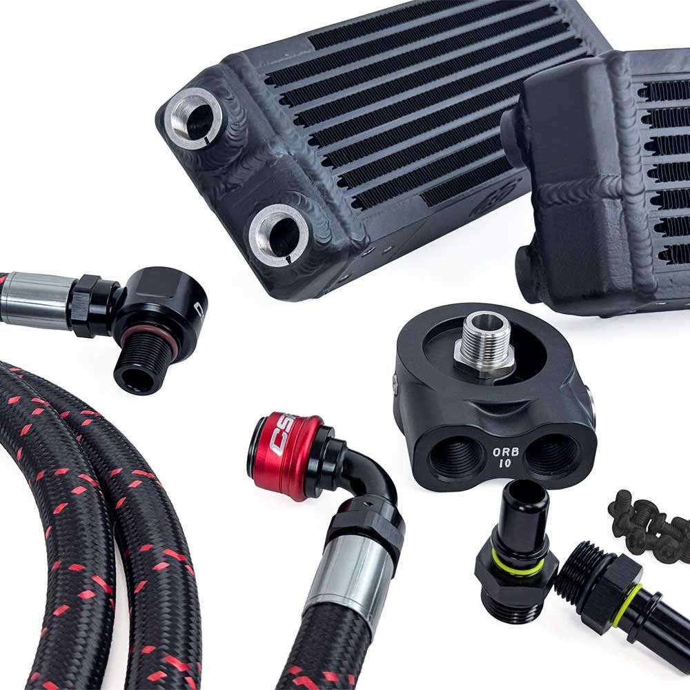 CSF Racing Dual Engine Oil Cooler Kit image 2