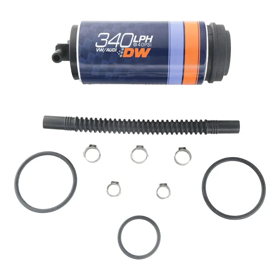 Deatschwerks DW340V Series 340lph In-Tank Fuel Pump w/ Install Kit - 9-354-1025