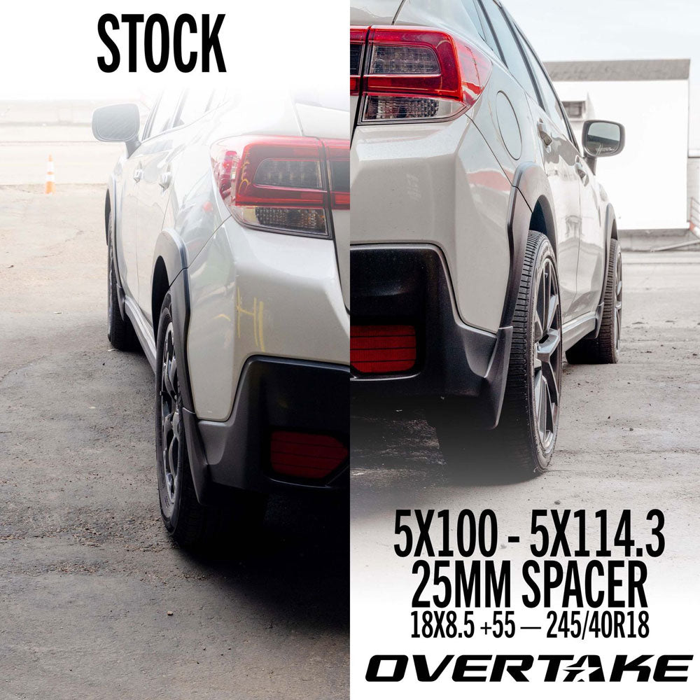 Overtake Bolt On Conversion Adaptor Wheel Spacers Pair 25mm 5x100 to 5x114.3 image 3