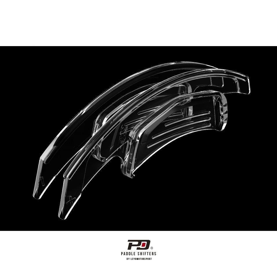 LEYO Clear Paddle Shift Extension - Audi RS Paddle Applications - AA003C