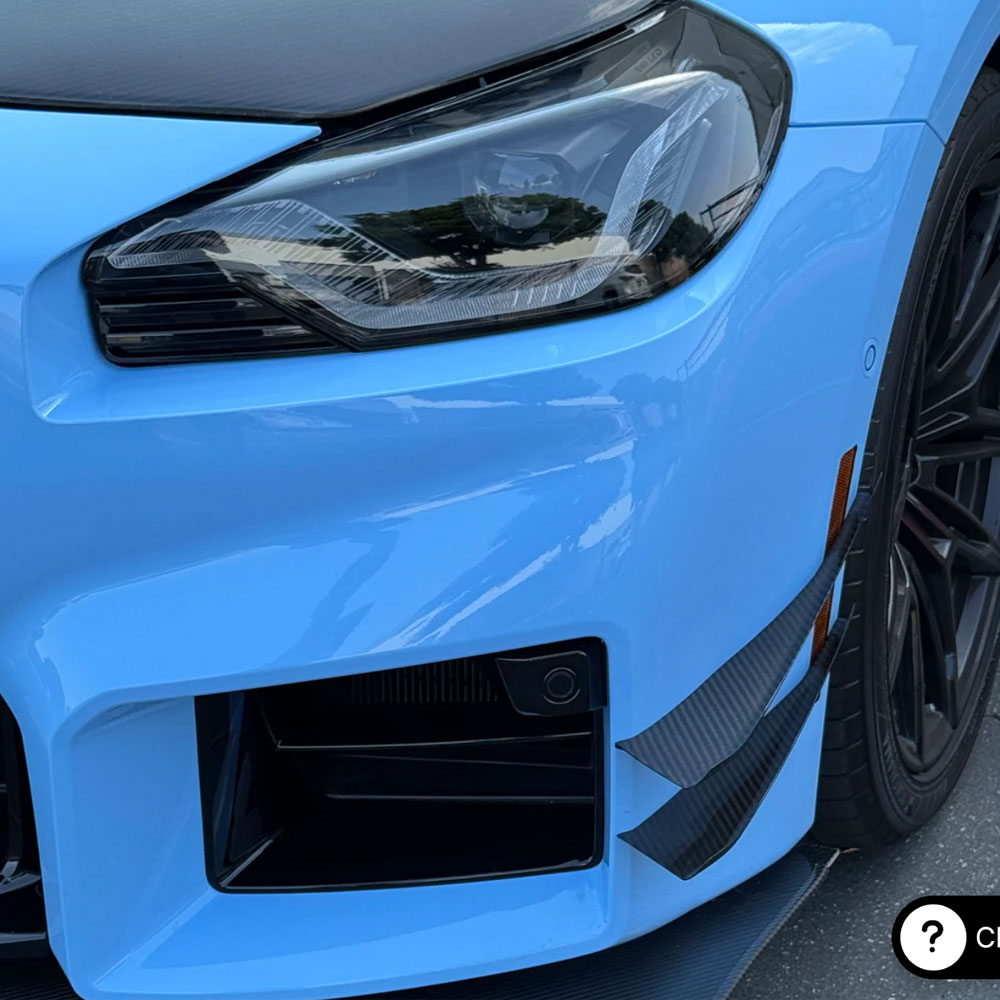APR Performance Carbon Fibre Front Bumper Canards — BMW M2 G87 AB-520224