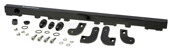 Raceworks Billet Fuel Rail Black