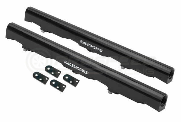 Raceworks Billet Fuel Rails Black