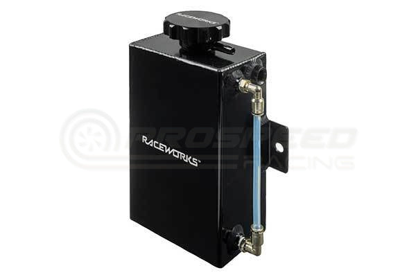 Raceworks Coolant Expansion Tank w/1.1BAR Cap Black - 1.8L