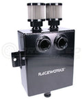 Raceworks Slimline Aluminium Catch Can Black - 2.7L