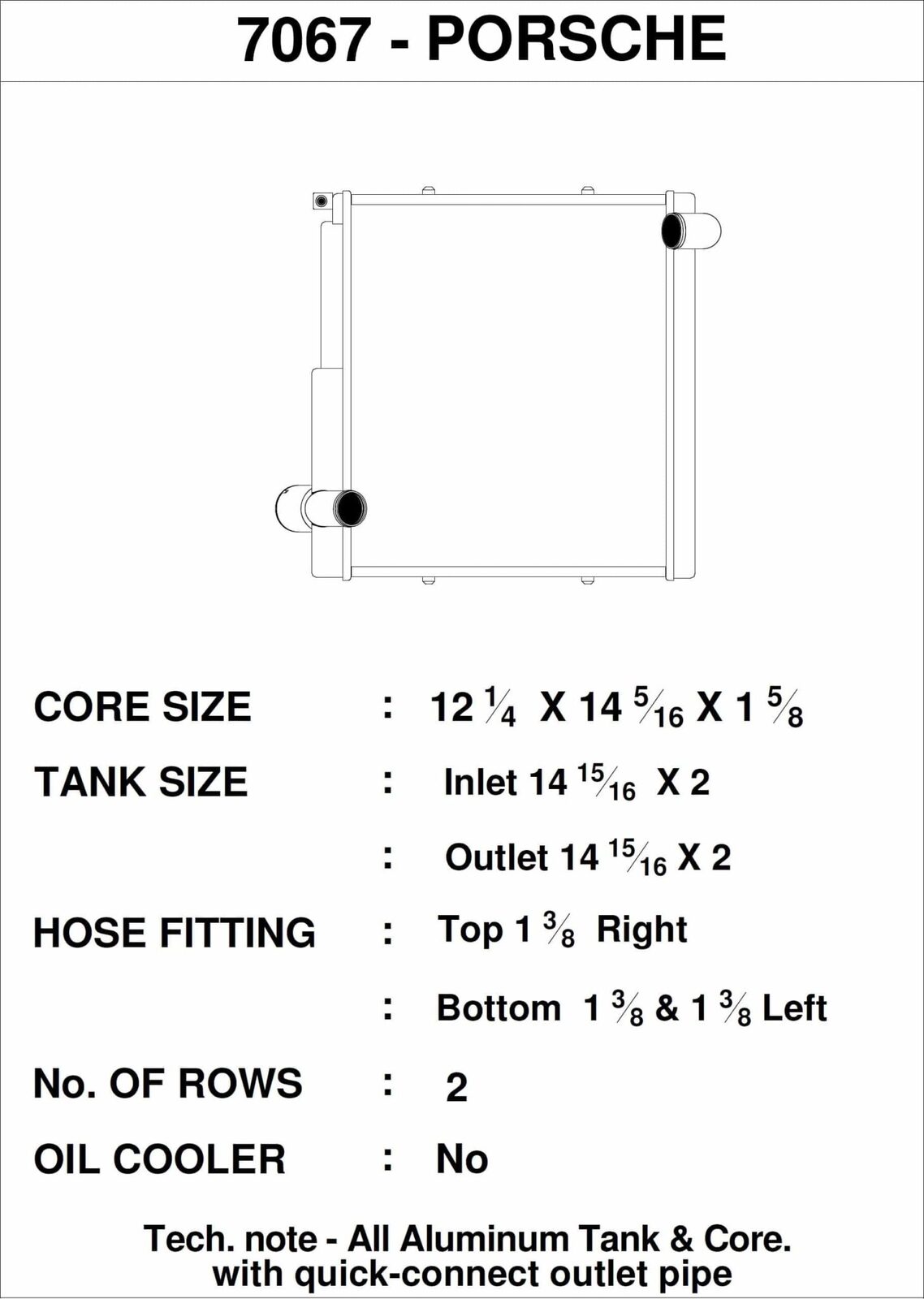 CSF Racing Aluminium Radiator image 2
