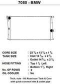 CSF Racing Aluminium Radiator - BMW F-Series (Manual) 7080 image 3