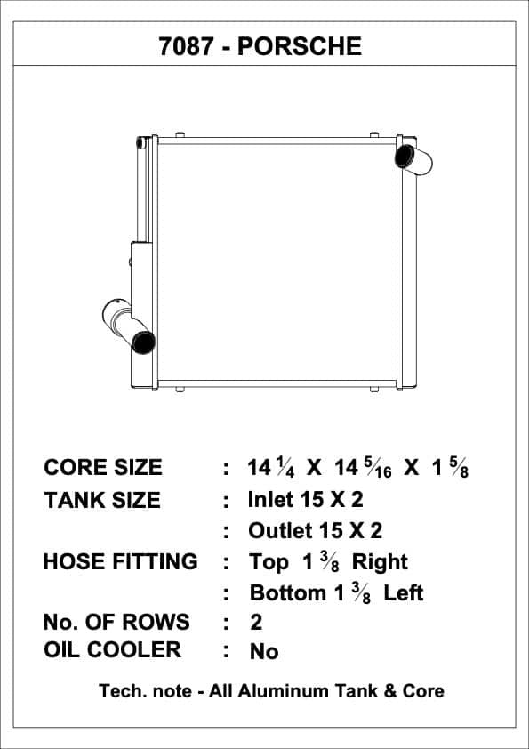 CSF Racing Aluminium Radiator Right Side image 3