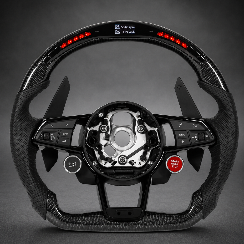 VCTR Performance Audi Carbon Fibre LED Steering Wheel