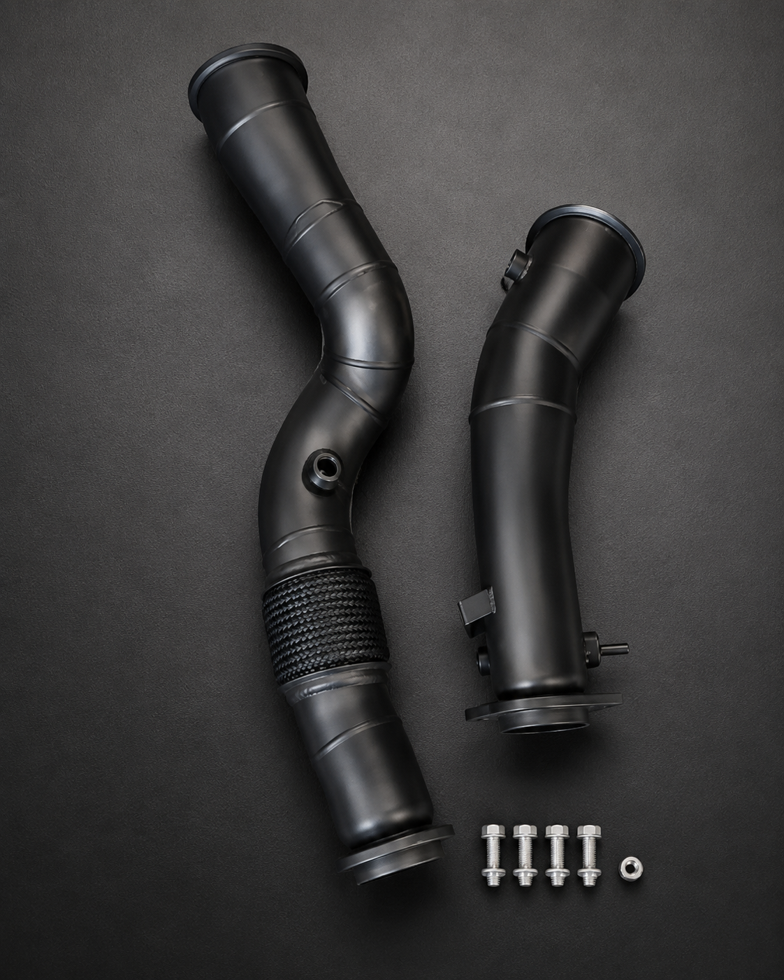 VCTR Performance BMW M2/M3/M4 G8X S58 Catless Downpipe Kit — Ceramic Coated
