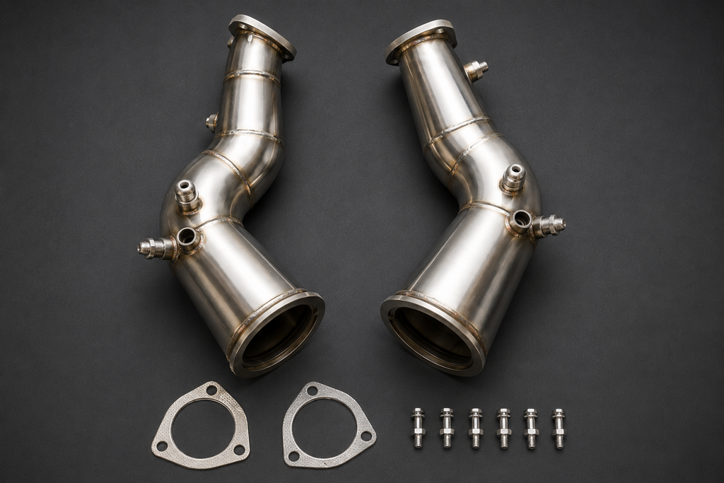 VCTR Performance Audi RS6/RS7 C8 4.0T Catless Downpipe Kit — OPF Model