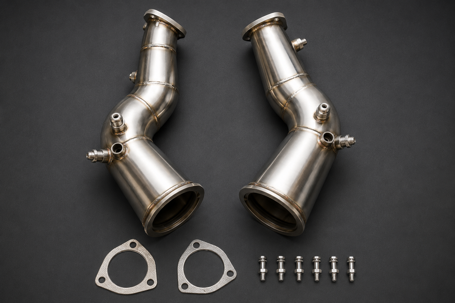 VCTR Performance Audi RS6/RS7 C8 4.0T Catless Downpipe Kit — OPF Model