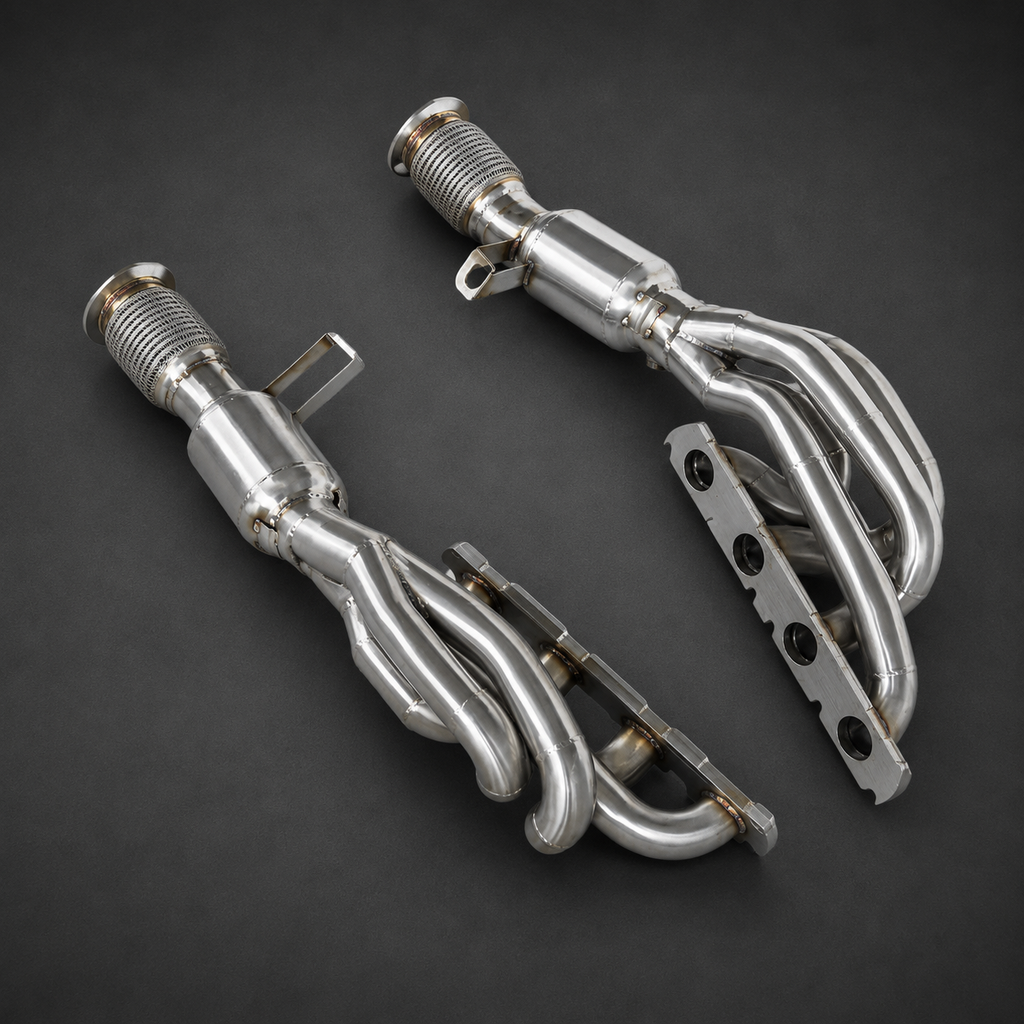 VCTR Performance Audi R8 V8 4.2 Exhaust Manifold w High Flow Cats