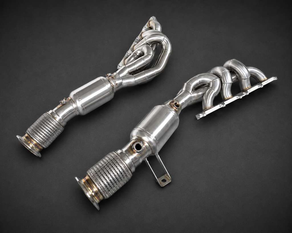 VCTR Performance Audi R8 V8 4.2 Exhaust Manifold w High Flow Cats