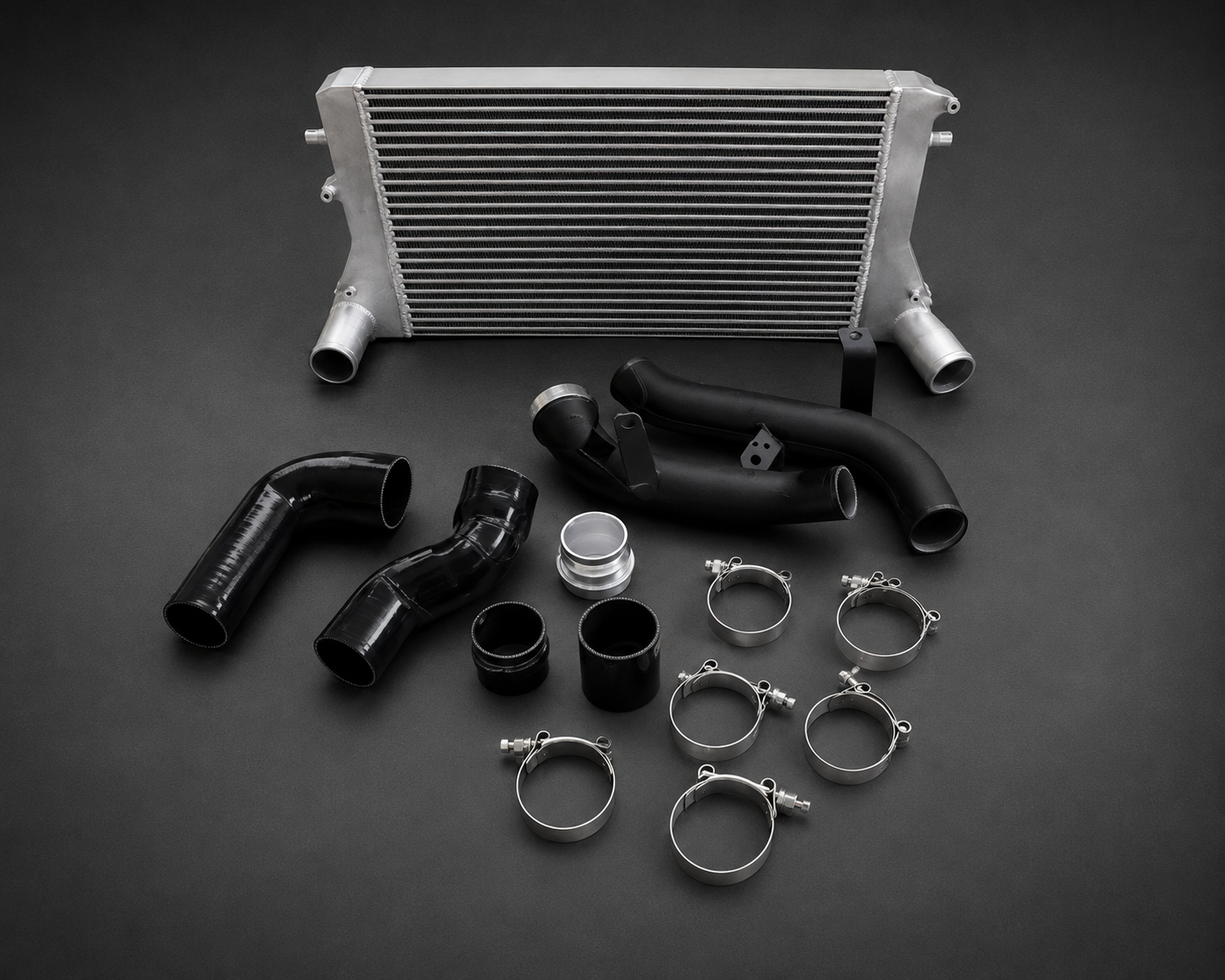 VCTR Performance Alloy Finish MK5/MK6 Golf Intercooler & Full Piping Kit
