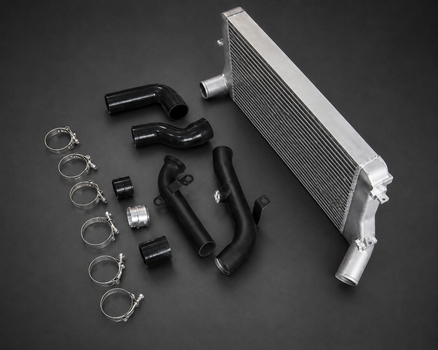 VCTR Performance Alloy Finish MK5/MK6 Golf Intercooler & Full Piping Kit