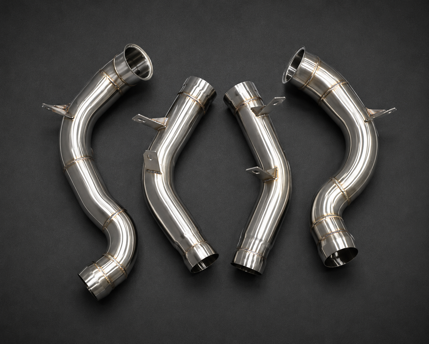 VCTR Performance Mercedes-AMG E63 W213 Downpipe Kit — Mirror Polished