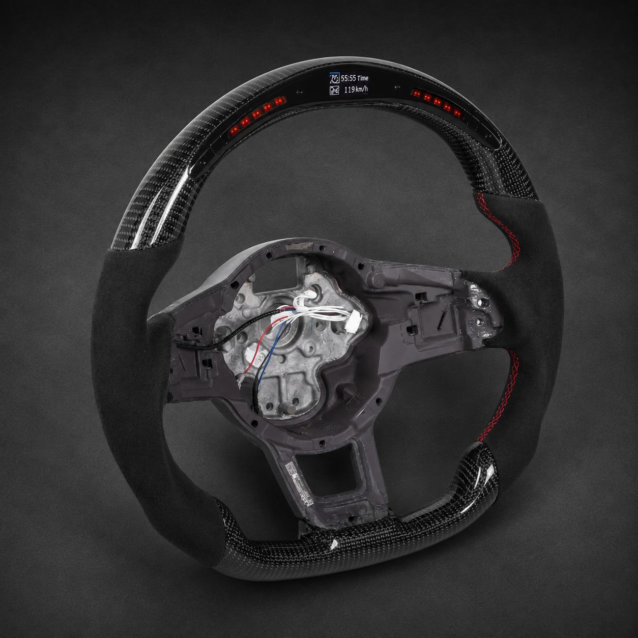 VCTR Performance VW Golf GTI/Golf R MK7 Alcantara LED Steering Wheel Upgrade