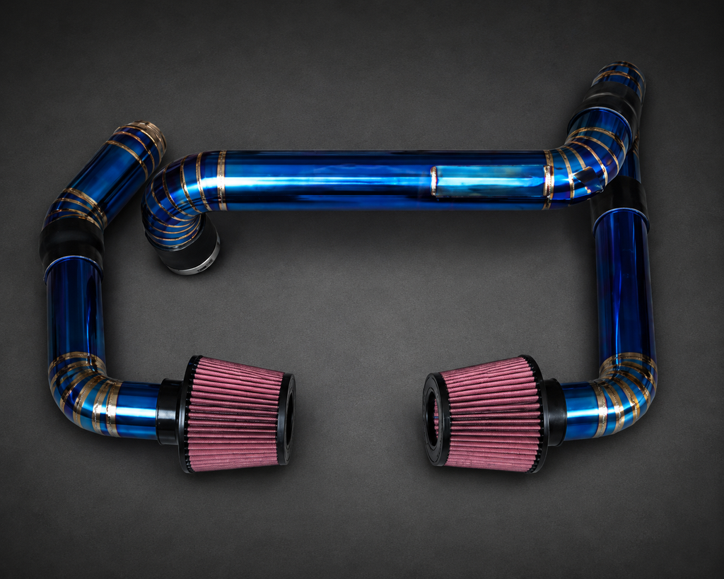 VCTR Performance BMW M2/M3/M4 G8X S58 Titanium Front Mount Intake — Blue