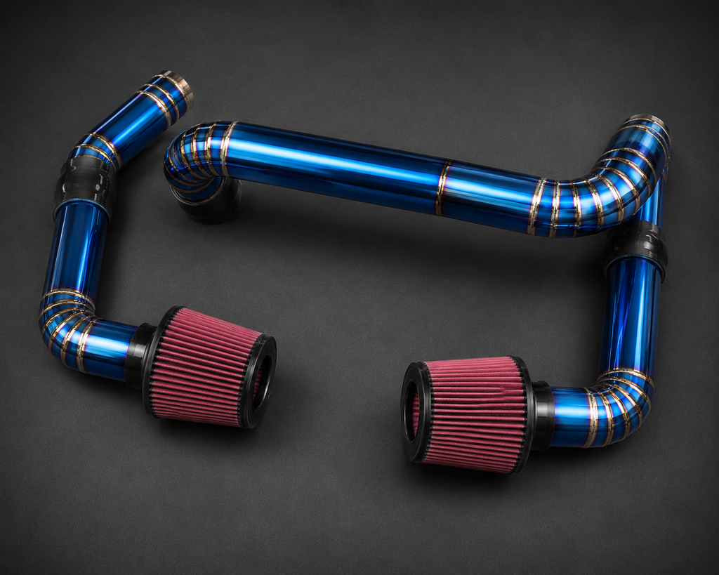 VCTR Performance BMW M2/M3/M4 G8X S58 Titanium Front Mount Intake — Blue