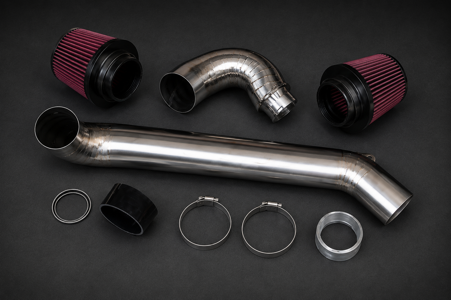 VCTR Performance BMW M2/M3/M4 G8X S58 Titanium Intake System — 89mm