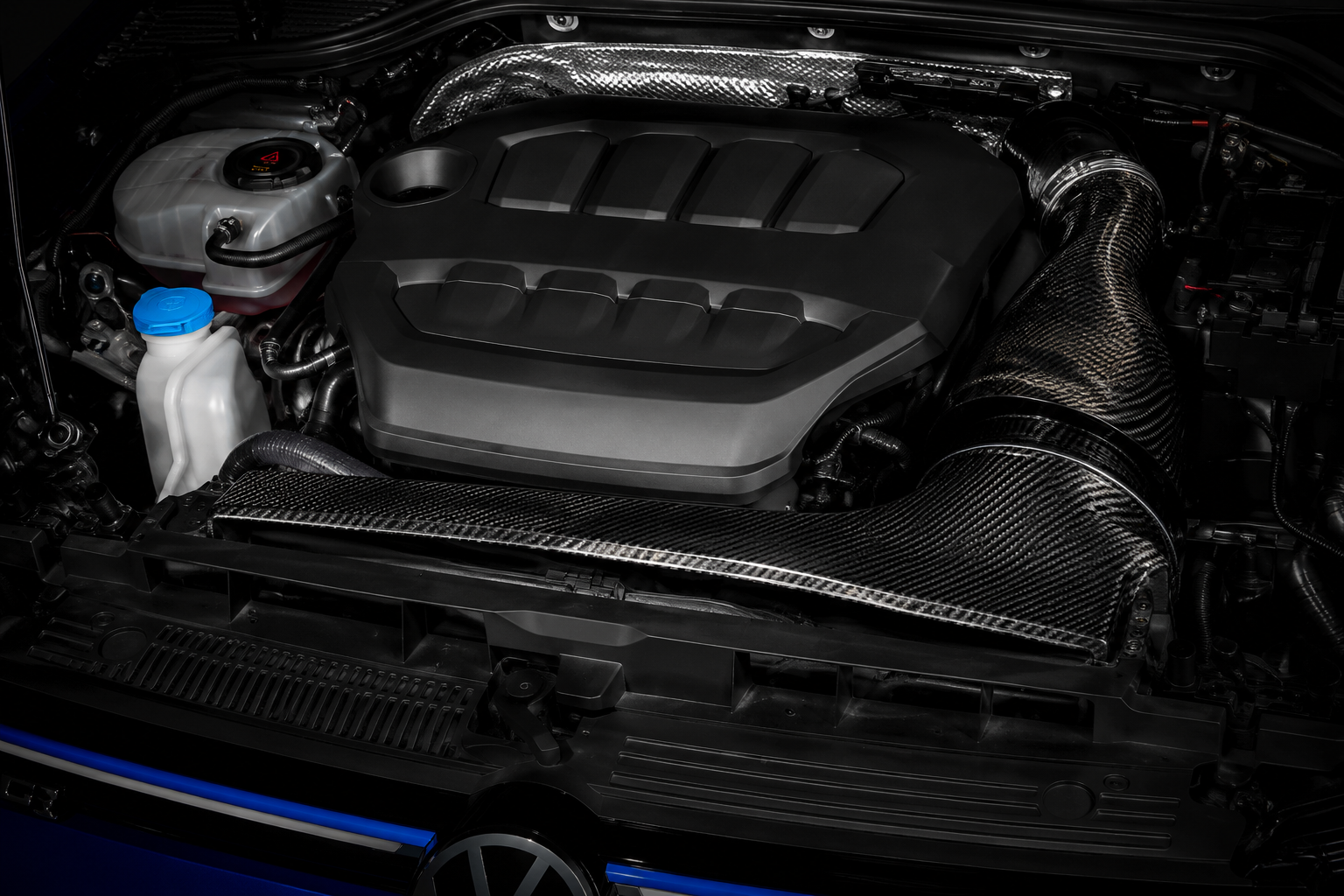 VCTR Performance VW Golf R MK8 Carbon Fibre Intake System — Matte