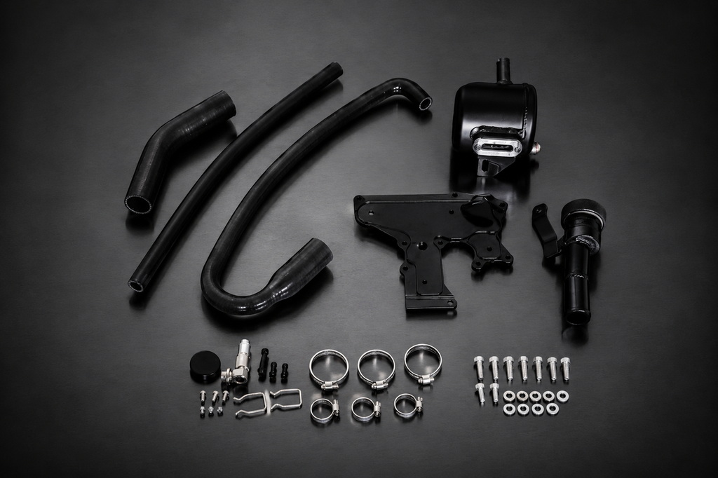 VCTR Performance Audi A3 8P / VW Golf MK5/MK6 Oil Catch Can Kit