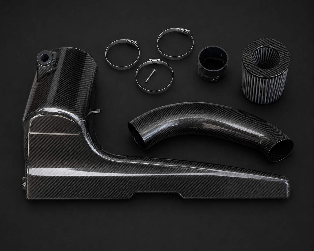 VCTR Performance VW Golf GTI MK8 Carbon Fibre Intake System — Gloss