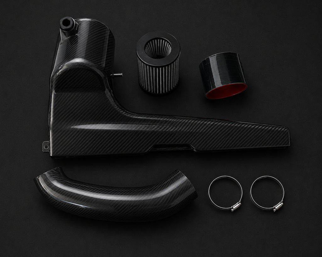 VCTR Performance Audi A3/S3 8V / VW Golf MK7 Carbon Fibre Intake System — Gloss