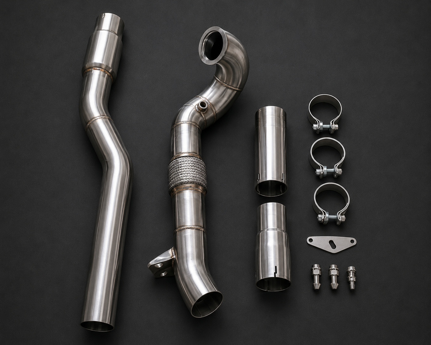 VCTR Performance Audi A3/S3 8V / VW Golf MK7 Catted Downpipe Kit