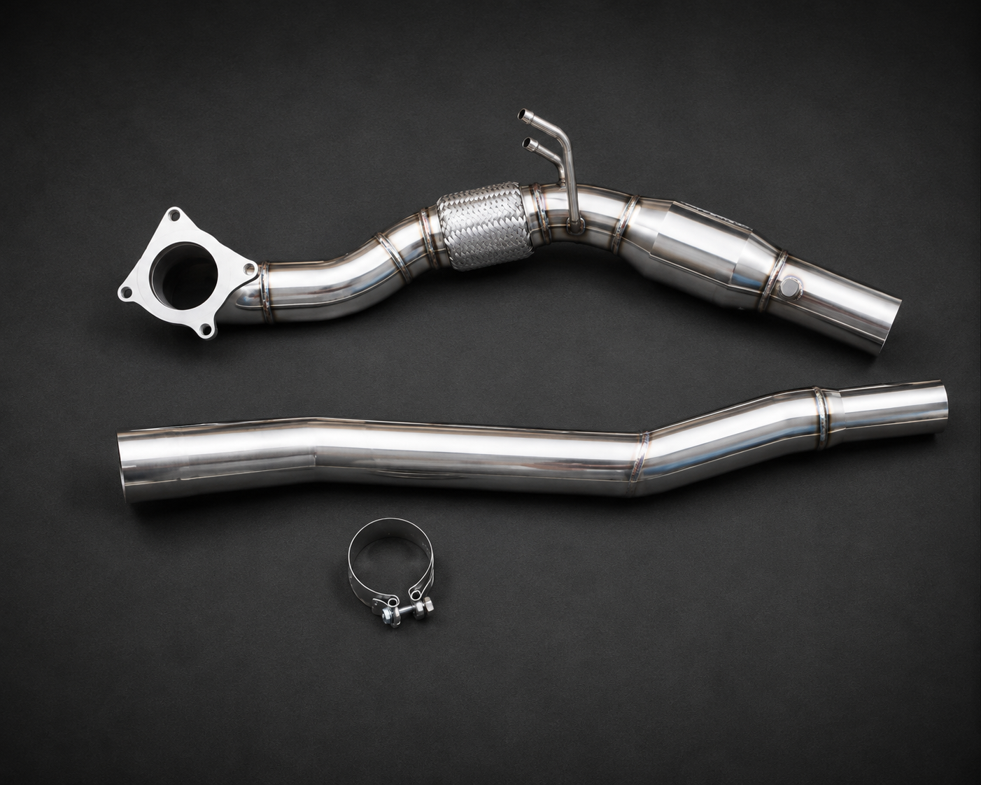 VCTR Performance Audi A3/S3 8P / VW Golf R MK6 Catted Downpipe Kit