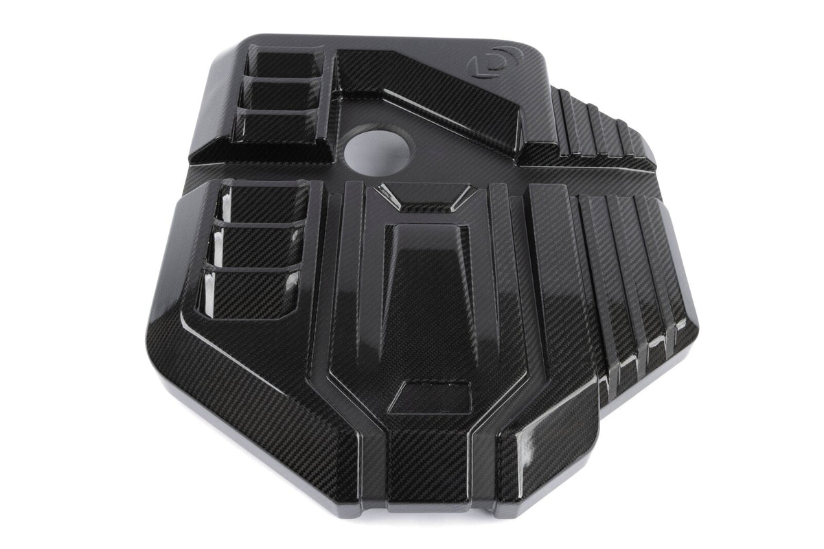 Dinan Gloss Carbon Fiber Engine Cover — BMW M2 G87 / M3 G80 / M4 G82/G83 (S58) D590-0005
